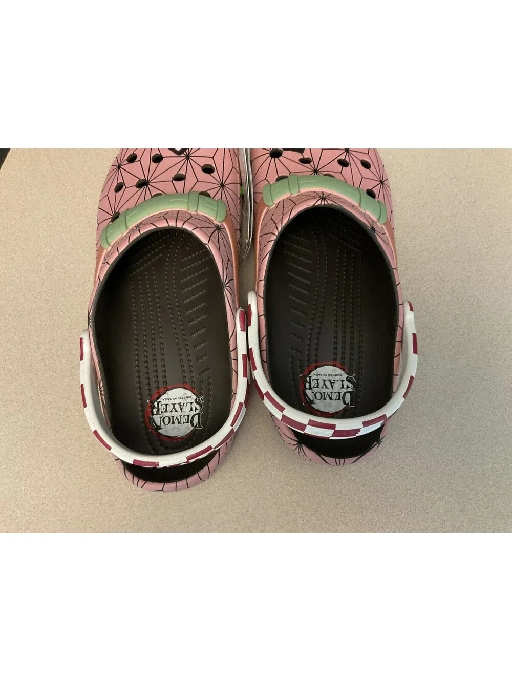 New! Mens Crocs X Demon Slayer Kimetsu No Yaiba Classic Clogs. Size 13. Awesome!